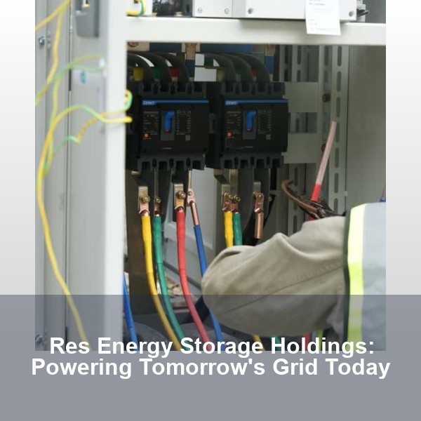 Res Energy Storage Holdings: Powering Tomorrow's Grid Today
